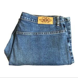 Vintage High Rise Zena Pleat Denim Jeans Size 14